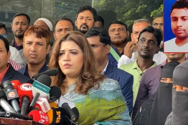 সৌদিতে নিহত শাহেদের মরদেহ গ্রহণ করলেন শামা ওবায়েদ